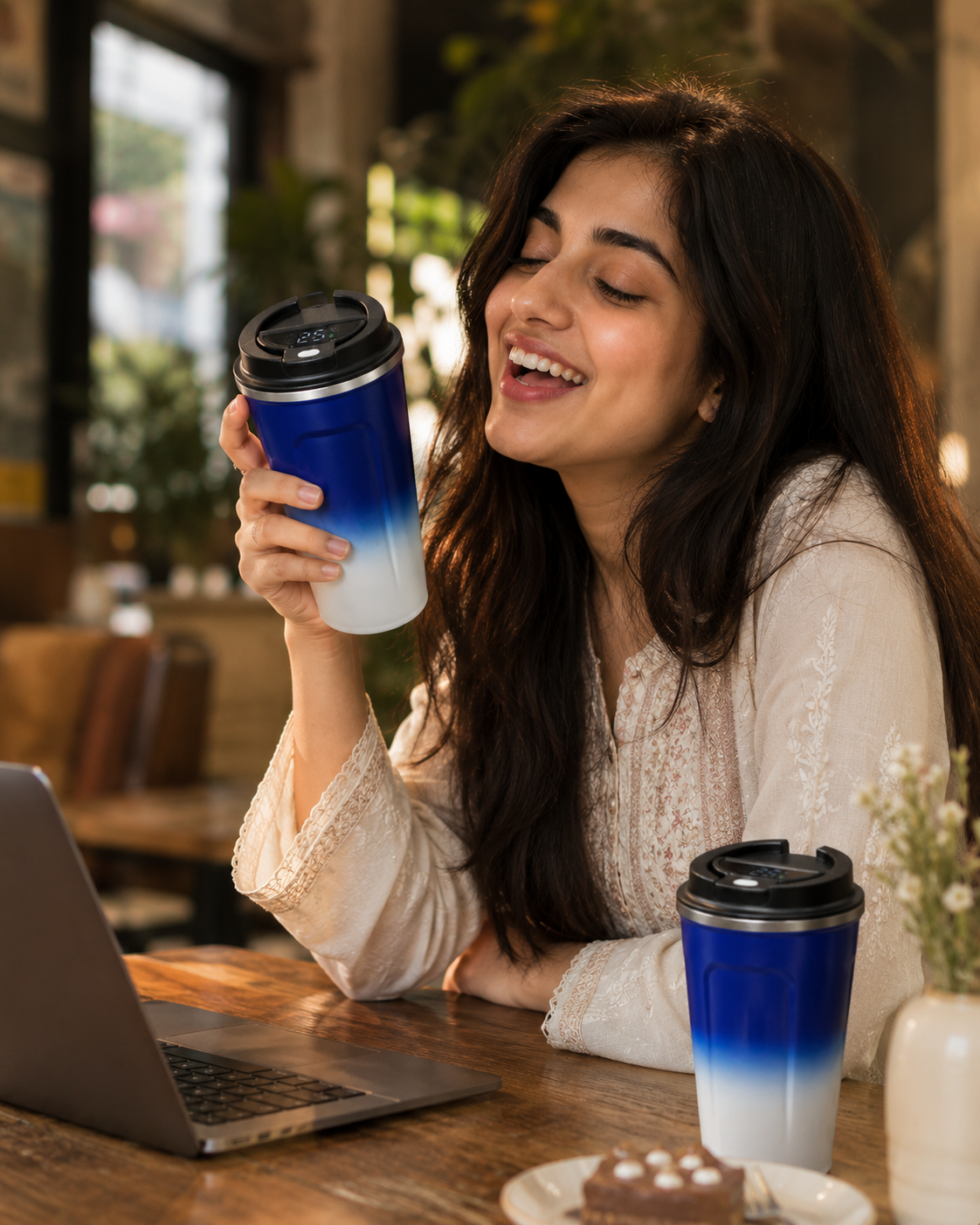 Gradient Insulated Coffee Cup 500 ML