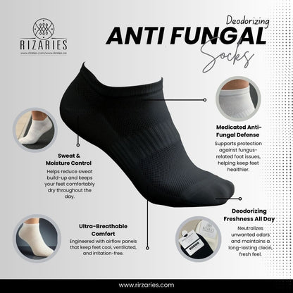 Stay Fresh All Day - Anti Fungal Deodorising Socks