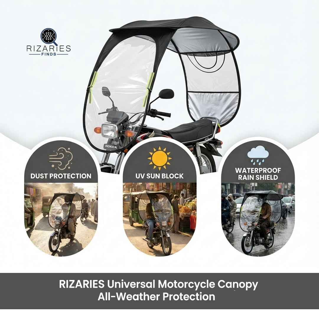 All Weather Bike Canopy - Protects from RAIN, UV SUNLIGHT & Dust