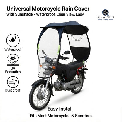 All Weather Bike Canopy - Protects from RAIN, UV SUNLIGHT & Dust
