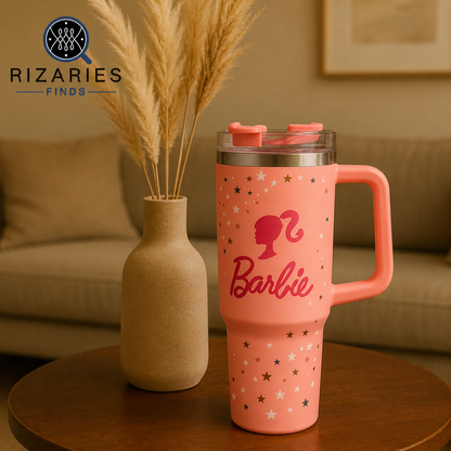 Barbie HydraFlex Bottle 1200 ML with Straw