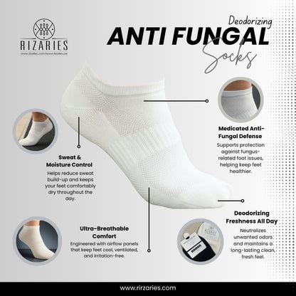 Stay Fresh All Day - Anti Fungal Deodorising Socks