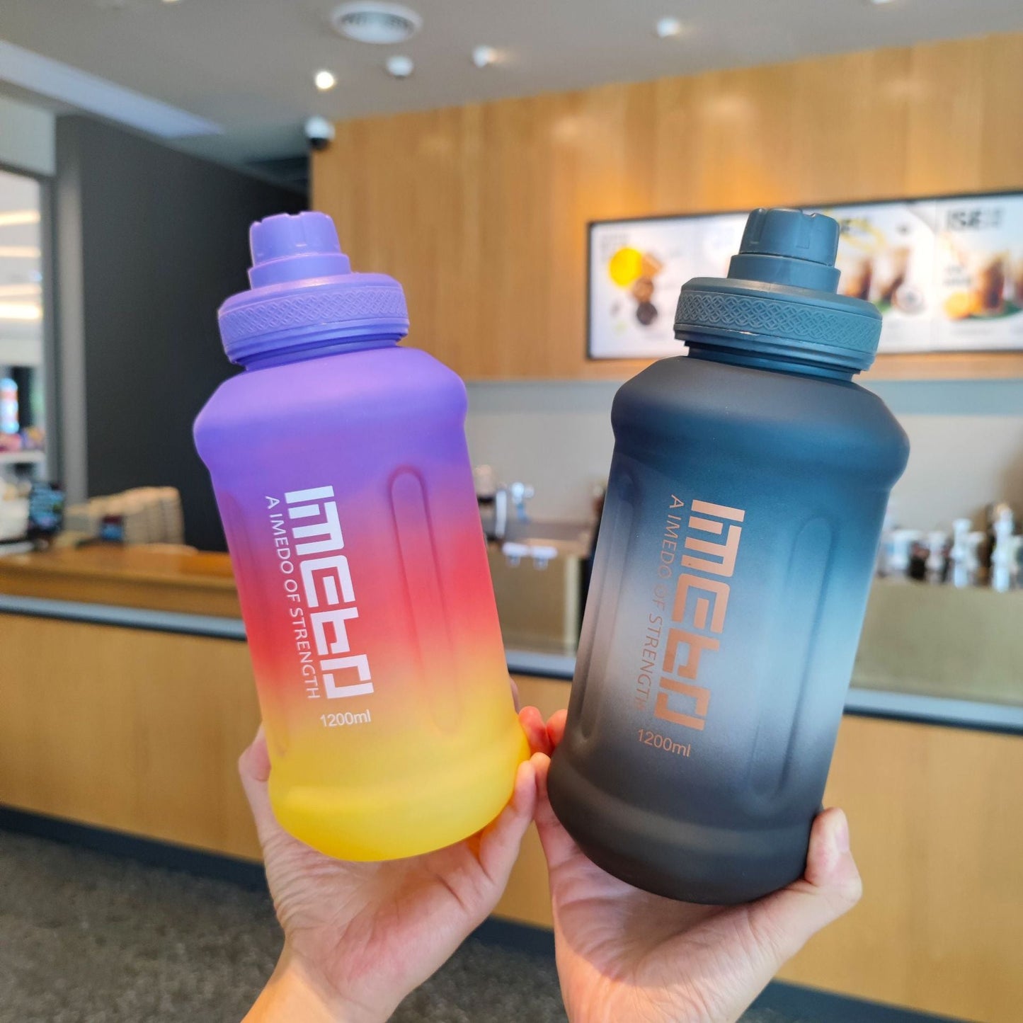 Purple Gradient Jug 1200ml Hydration Companion