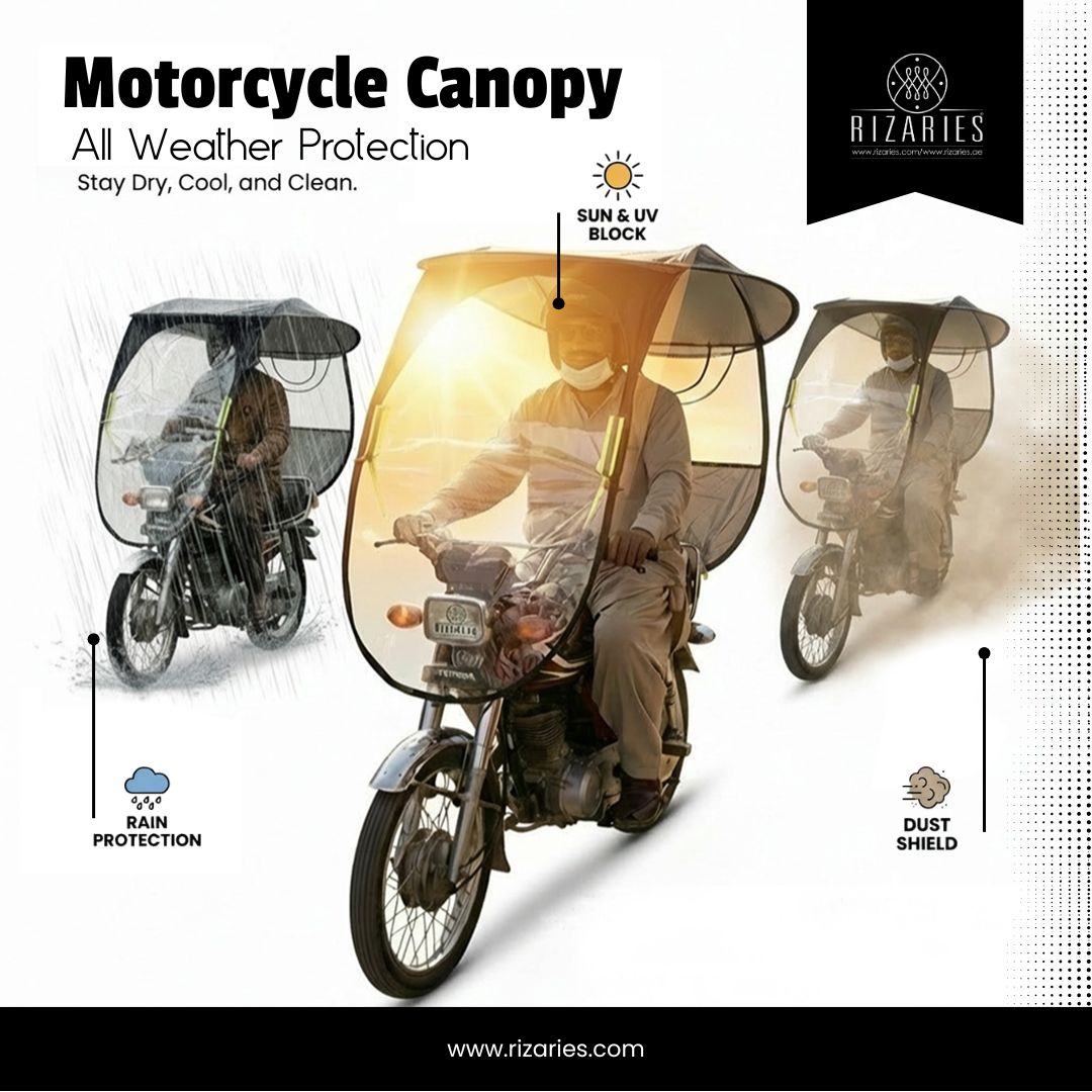 All Weather Bike Full Canopy - Protects from RAIN, UV SUNLIGHT & Dust