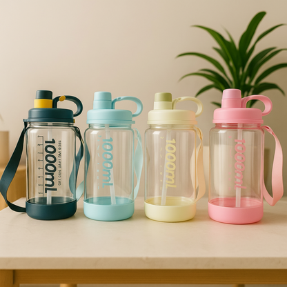 Sip Ease Sports 1500 ML Bottle with Strap