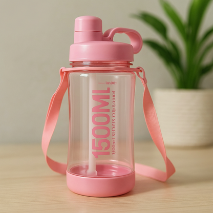 Sip Ease Sports 1500 ML Bottle with Strap